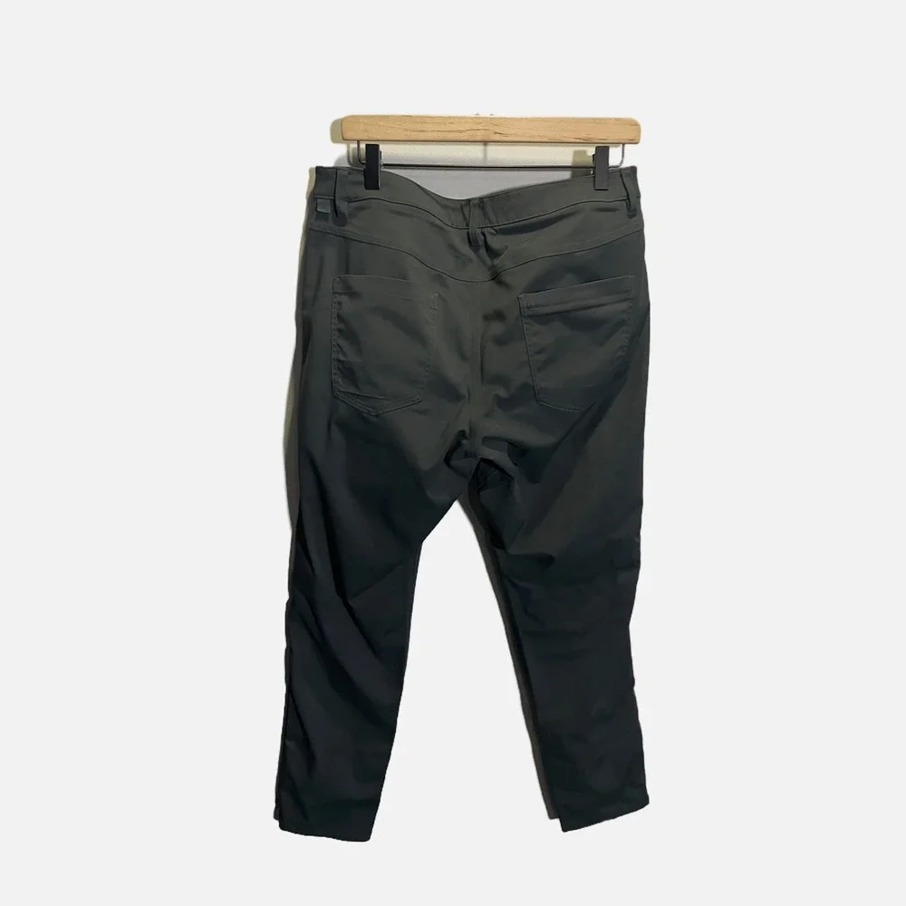 Lululemon Mens‎ ABC Commuter Pant Slim Warpstreme Dark Grey 34 x 32 Trousers